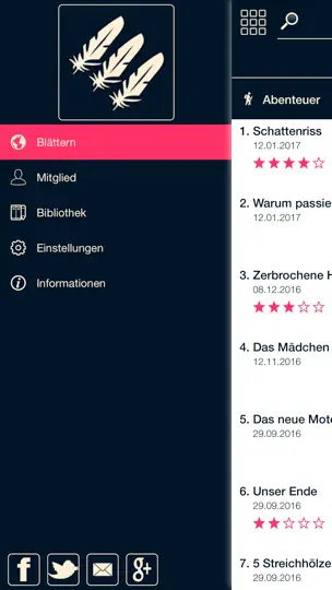 Screenshot von Corpus Social Story auf dem iPhone 1
