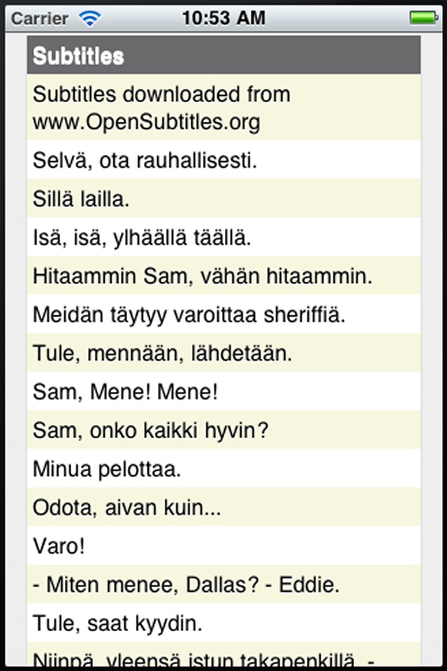 Open Subtitles screenshot 3