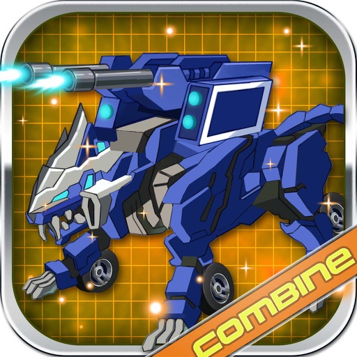 Slash Lion: TransMonster - Robot Build and Fight icon