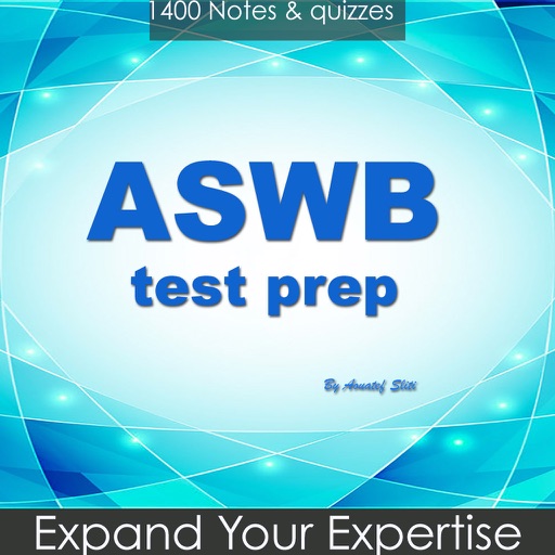 Combo with ASWB test prep for Learning  1400 Q&A icon