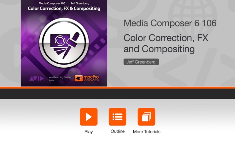Course For Media Composer 6 Color,FX &amp; Compositing thumbnail 1