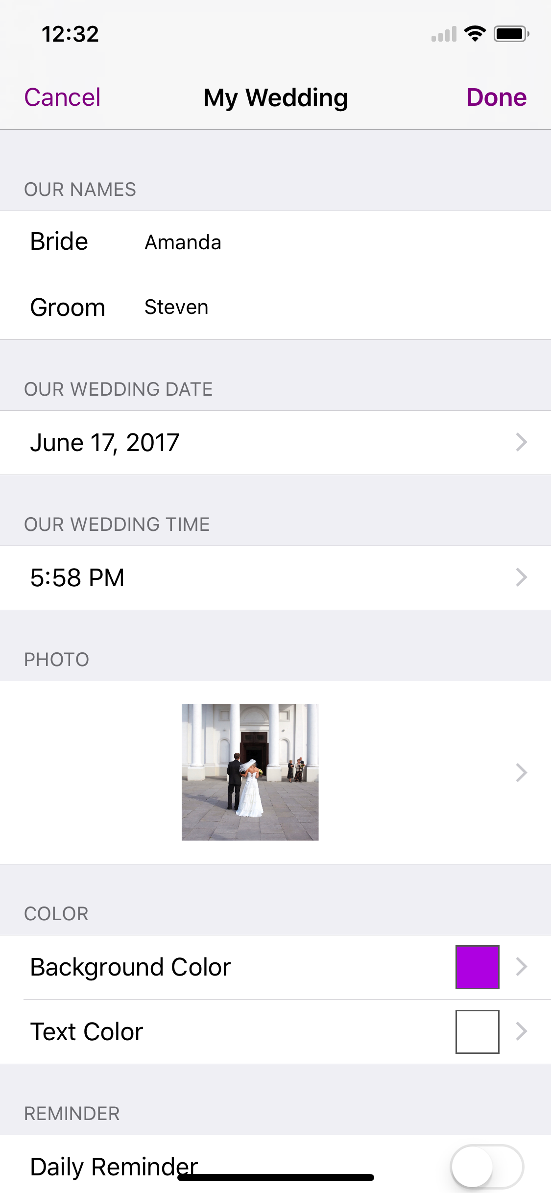 Ever After - Wedding Countdown