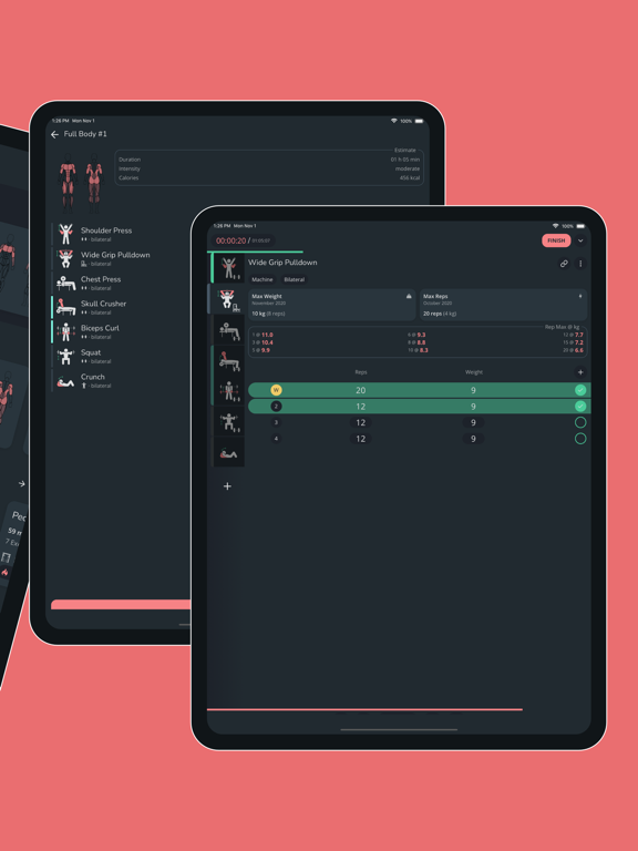 Screenshot #5 pour Blast - Gym Workout Tracker