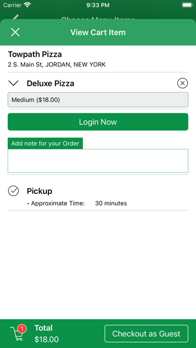 Towpath Pizza Screenshot