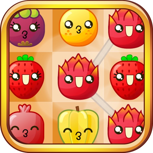 Fruit Match 3 Puzzle - Amazing Link Splash Mania Icon