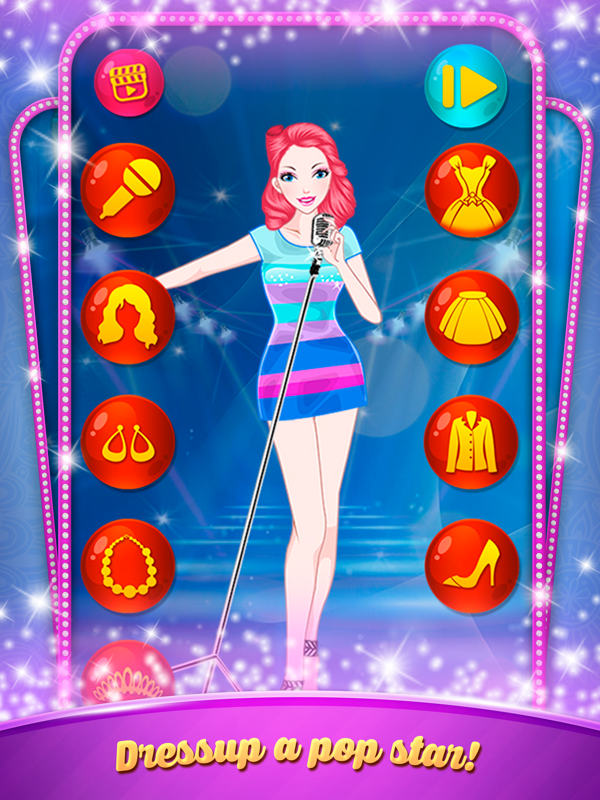 Fashionable Pop Singer: Dressup game screenshot 5