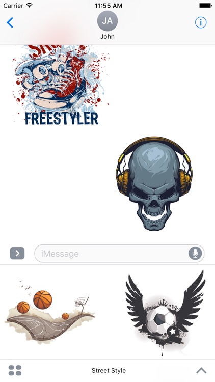 Street Style Stickers For iMessage