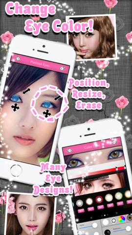 Eye Colorizer - Color Contact Lens Cosplay Effectのおすすめ画像1