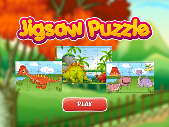 Zoo Dinosaur Puzzles: Jigsaw for Toddlers iPad screenshot