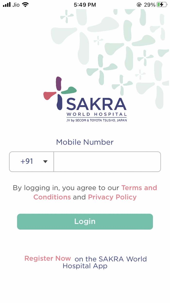 Sakra Patient App