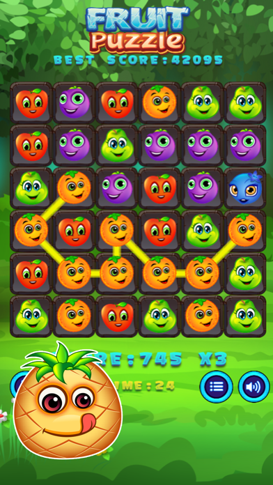 フルーツジャムパズル - ファンマッチ3ゲームのおすすめ画像1