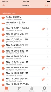 Stool Log screenshot #3 for iPhone