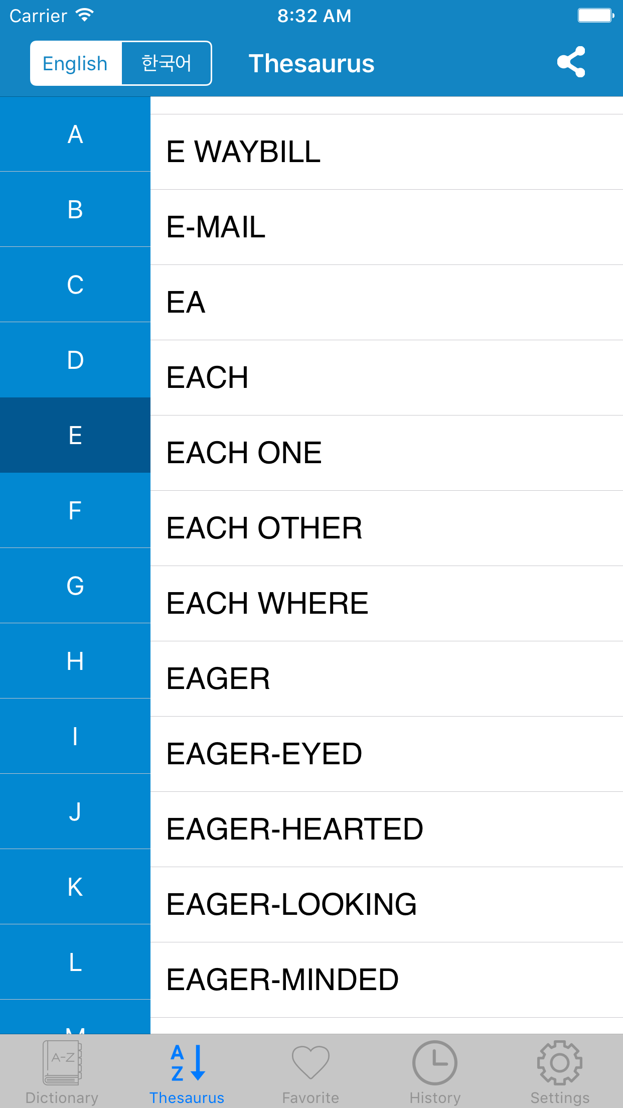 Korean to English & English to Korean Dictionary