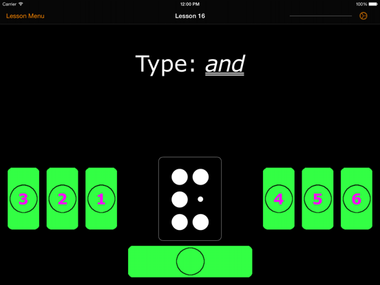 Braille Tutor iPad screenshot 5 - Education app