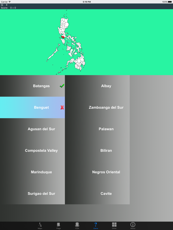 Screenshot #5 pour Philippines Province Maps and Capitals