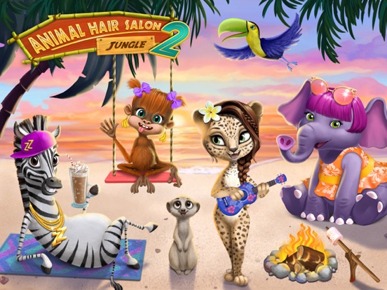 Jungle Animal Hair Salon 2 - No Ads на iPad