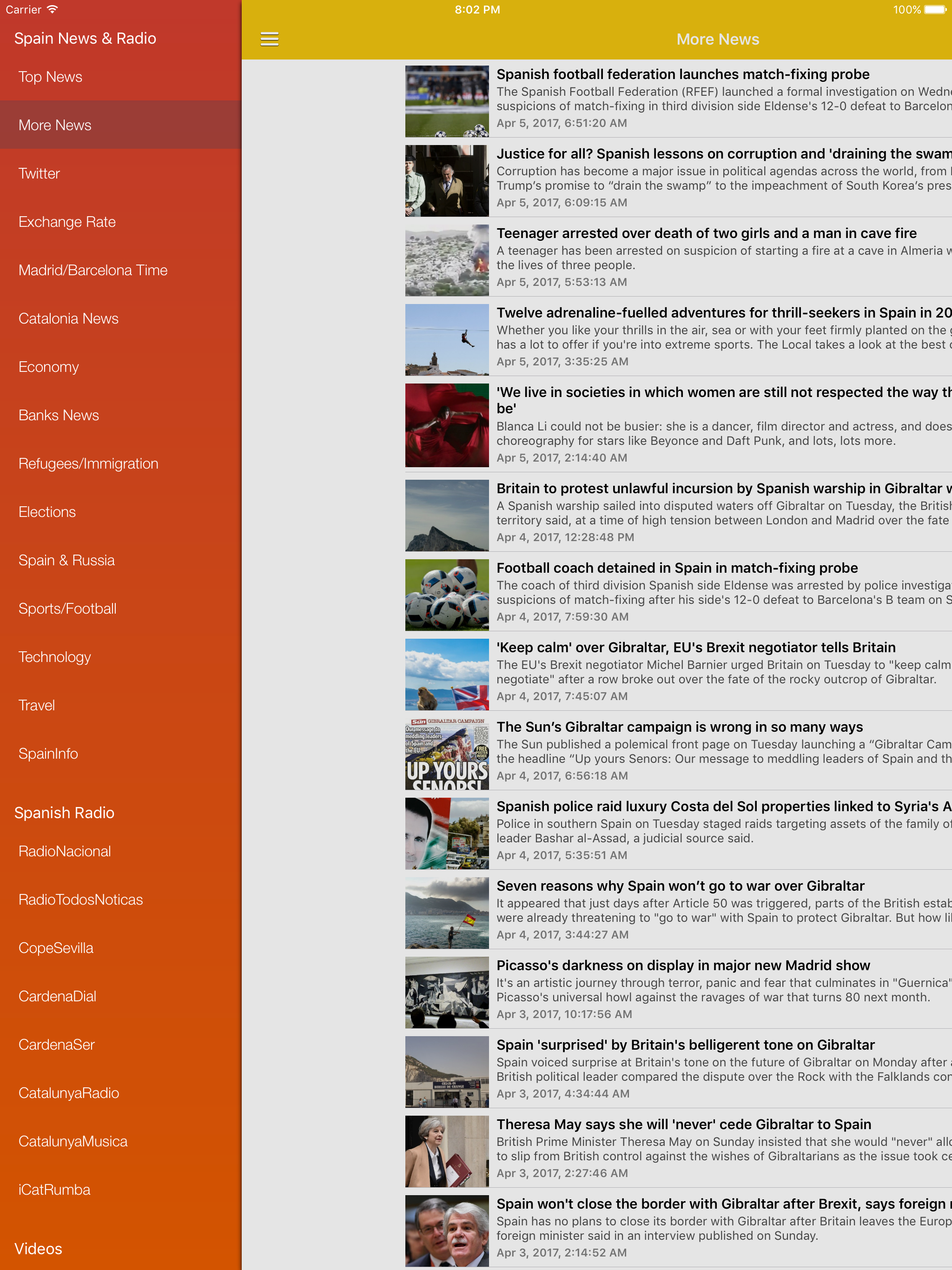 Spain News in English Today & Spanish Radio