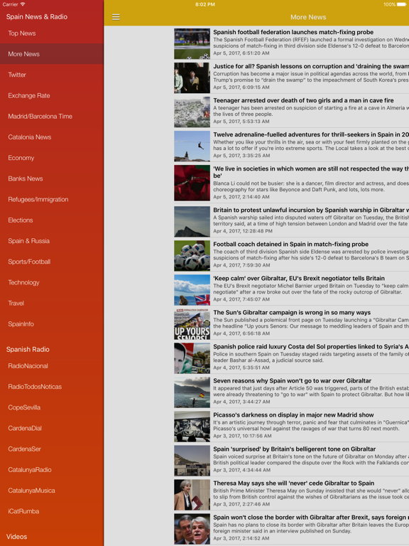 Screenshot #5 pour Spain News in English Today & Spanish Radio
