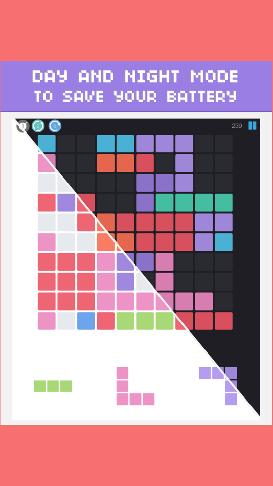 #3. 100 jam - 1010 block puzzle Fall In Totally (iOS) 由: Harit Sanprom