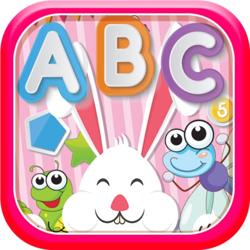 Colors & Shapes Bug Game For Toddler Kids Icon