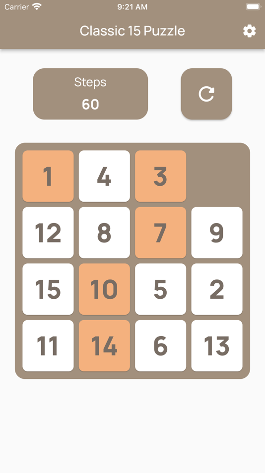#2. Classic 15 Puzzle:Number Game (iOS) 由: APPS BAY LIMITED