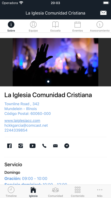 La Iglesia Comunidad Cristiana Screenshot