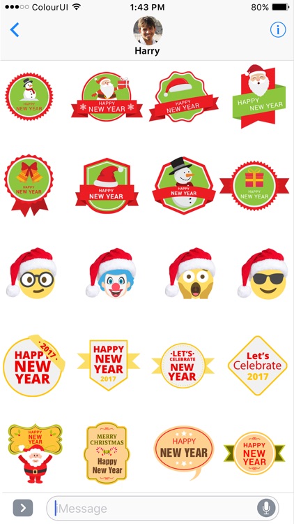 Stickers & Emojis For New Year