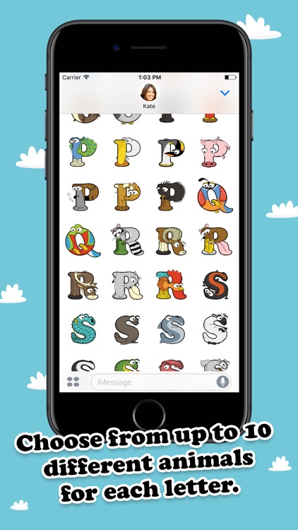 Alphabetimals Stickers screenshot-3