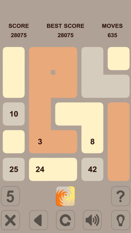 #1. Blocks Numbers Puzzle (iOS) Podle: Ruslan Goncharenko