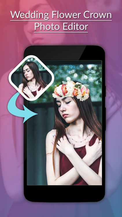 Wedding Flower Crown Photo Editor - Crown Stickers