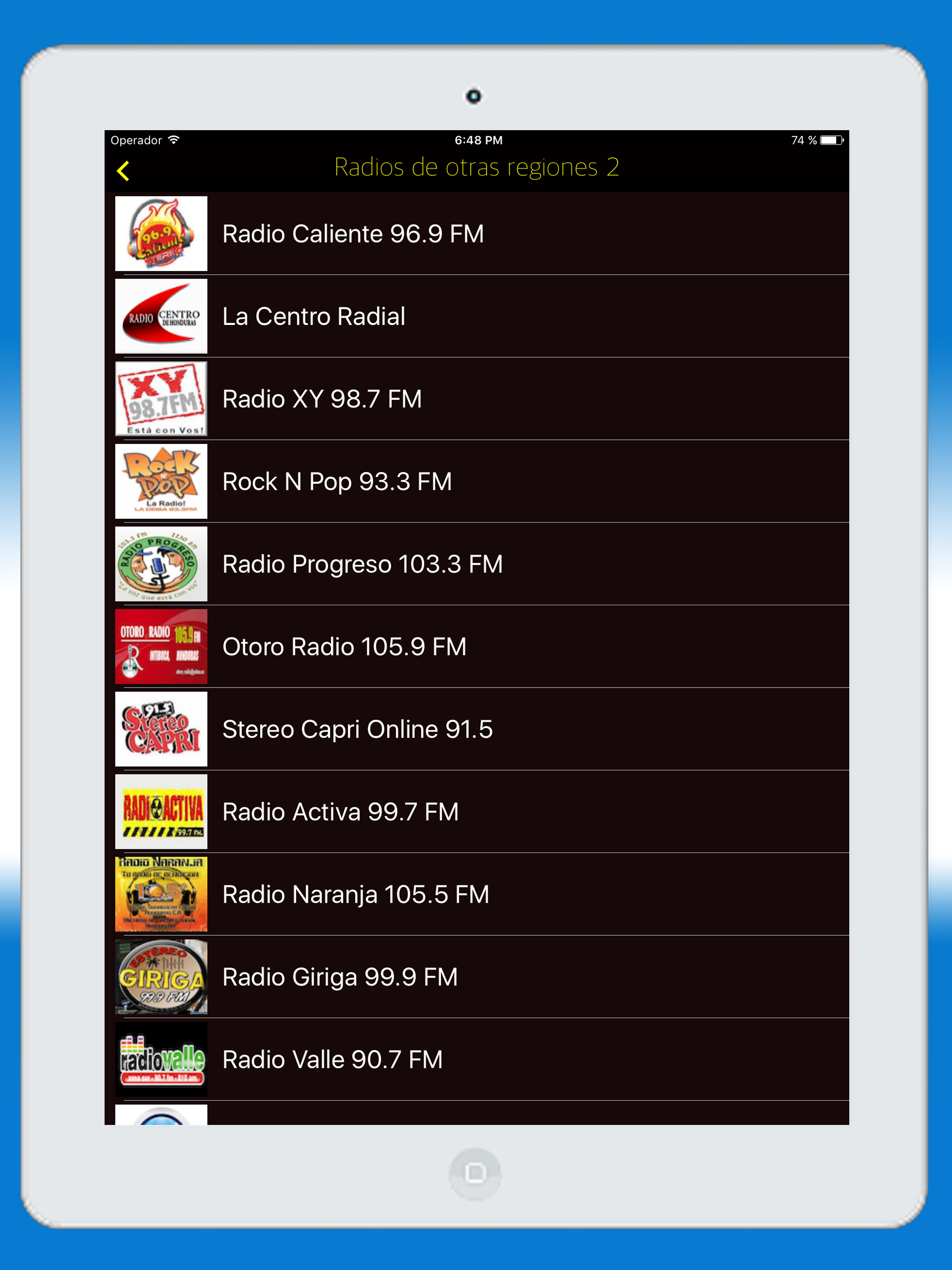Radio Honduran FM AM - Live Radios Stations Online screenshot 9