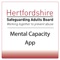 This is the Hertfordshire Safeguarding Adults Board Mental Capacity Prompts App