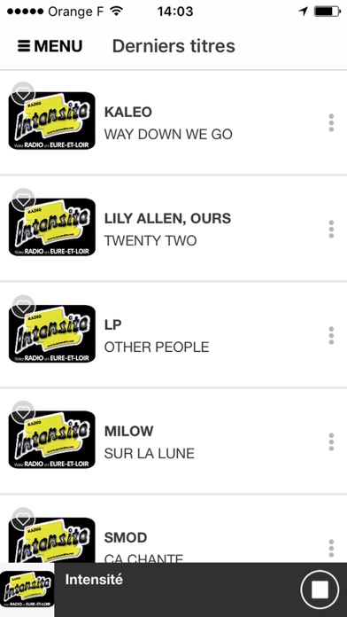 Screenshot #3 pour Radio Intensité