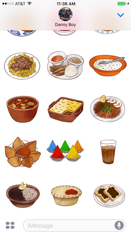 Jazzy World Food - Tasty Dishes Sticker Pack screenshot-3