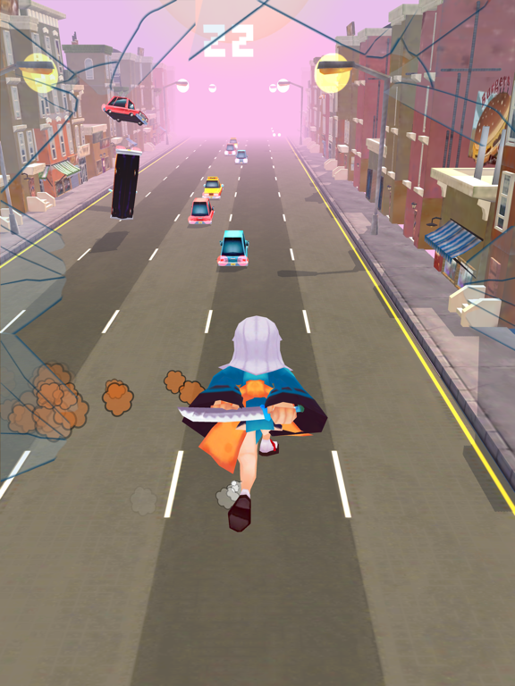 Screenshot #4 pour ninja running road - jeux darcade sans fin