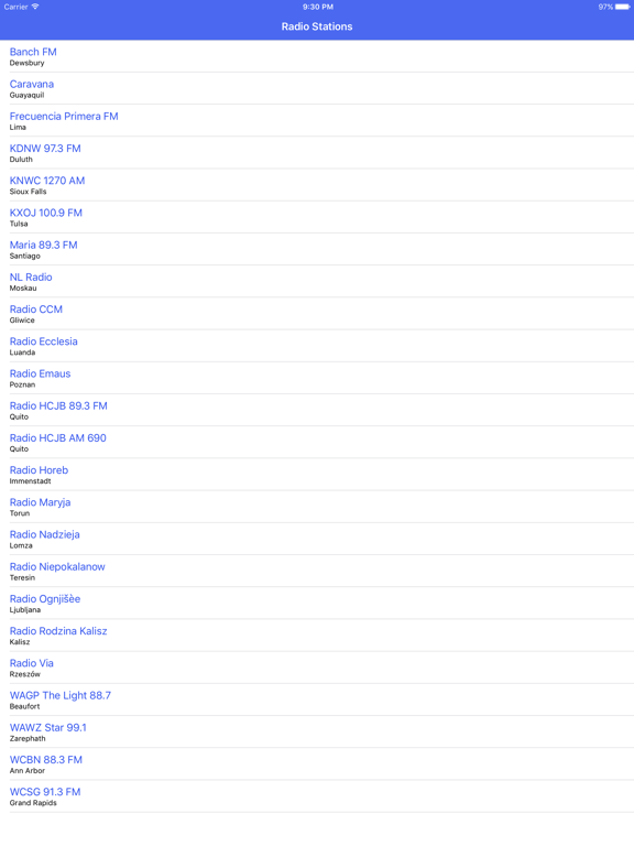 Screenshot #4 pour Radio Channel Christian FM Online Streaming