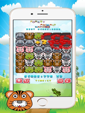 Forest Animals Match3 - 新しいゲーム 人気のゲーム無料 新着アプリ ゲームのおすすめ画像1
