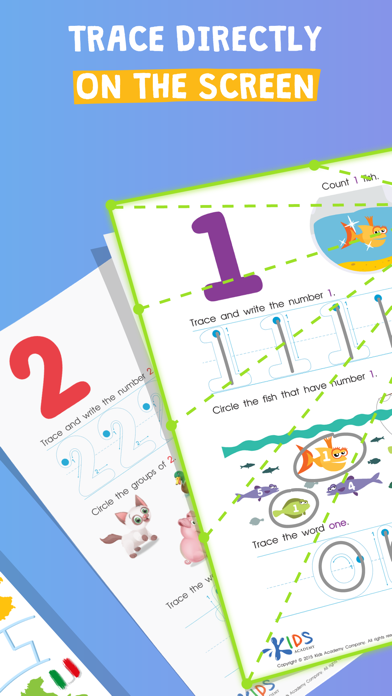 Learning worksheets for kidsのおすすめ画像3