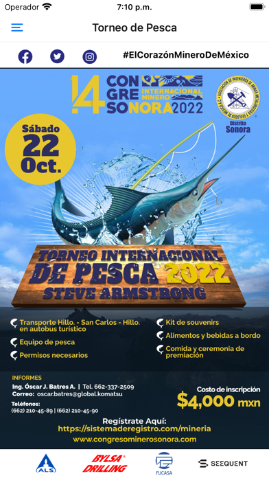 Congreso Minero Sonora 2022 Screenshot