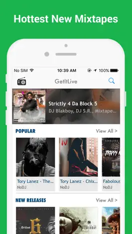 Game screenshot GetItLive - rap/hiphop livemixtapes & radio mod apk