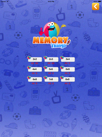 Screenshot #6 pour Jeux de mémoire Things & Jouets