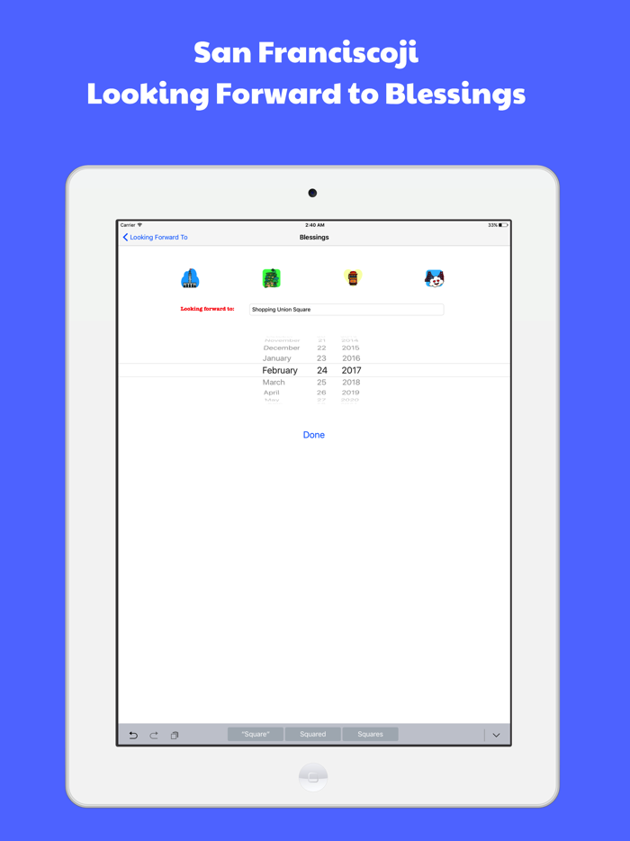 San Franciscoji - Looking Forward to Blessings