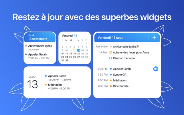 Les 6 meilleures applications agenda et calendrier sur iOS et