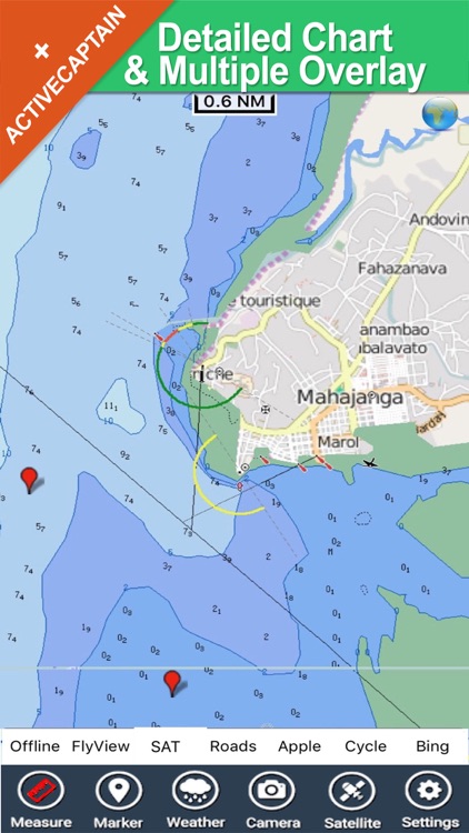 Madagaskar offline GPS charts Navigator