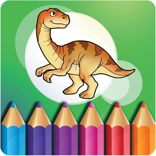 Dinosaur Coloring Book For Kids & Toddler Icon