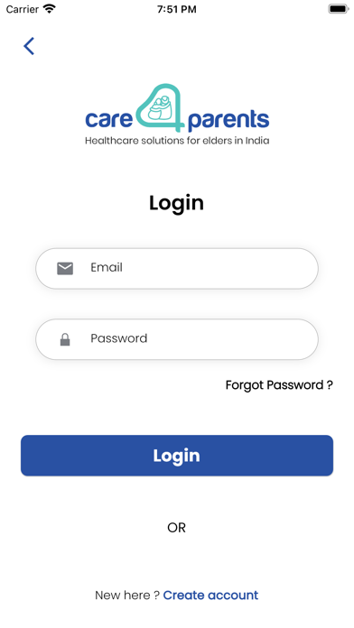 Care4Parents- Senior Health Screenshot