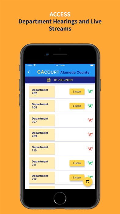 Alameda Superior Court Screenshot