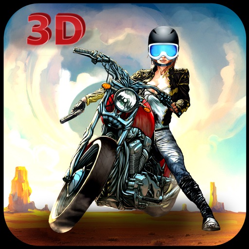 Road Attack 3D Moto Bike Rally Racing Free Games icon