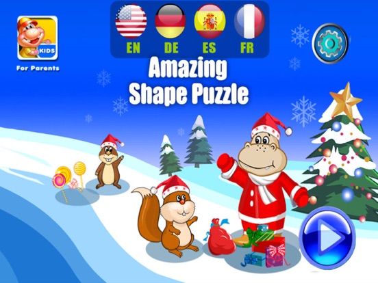 Christmas Shape Puzzle- Educational Preschool Appsのおすすめ画像3