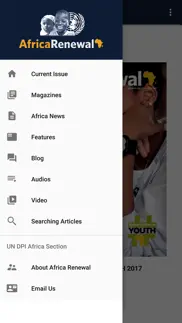 un africa renewal magazine iphone screenshot 2